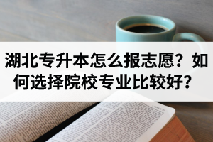 湖北省專升本怎么報(bào)志愿？如何選擇填報(bào)院校專業(yè)比較好？