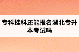 專科掛科還能報(bào)名湖北專升本考試嗎？在哪里能獲取最新的專升本資訊？