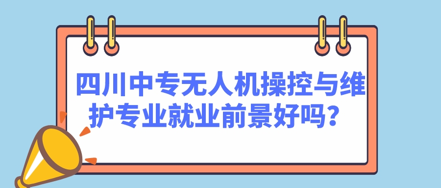 四川中專無(wú)人機(jī)操控與維護(hù)專業(yè)就業(yè)前景好嗎？(圖1)