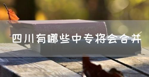 四川有哪些中專將會(huì)合并？(圖1)